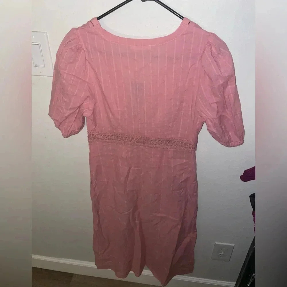 NWT Cupshe women's puff sleeve a-line dress size Medium - Picture 3 of 6